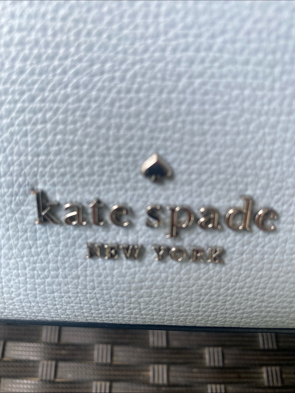 kate spade Light Blue Pebbled Leather Crossbody  with Wallet & Branded Dustbag - Picture 2 of 11